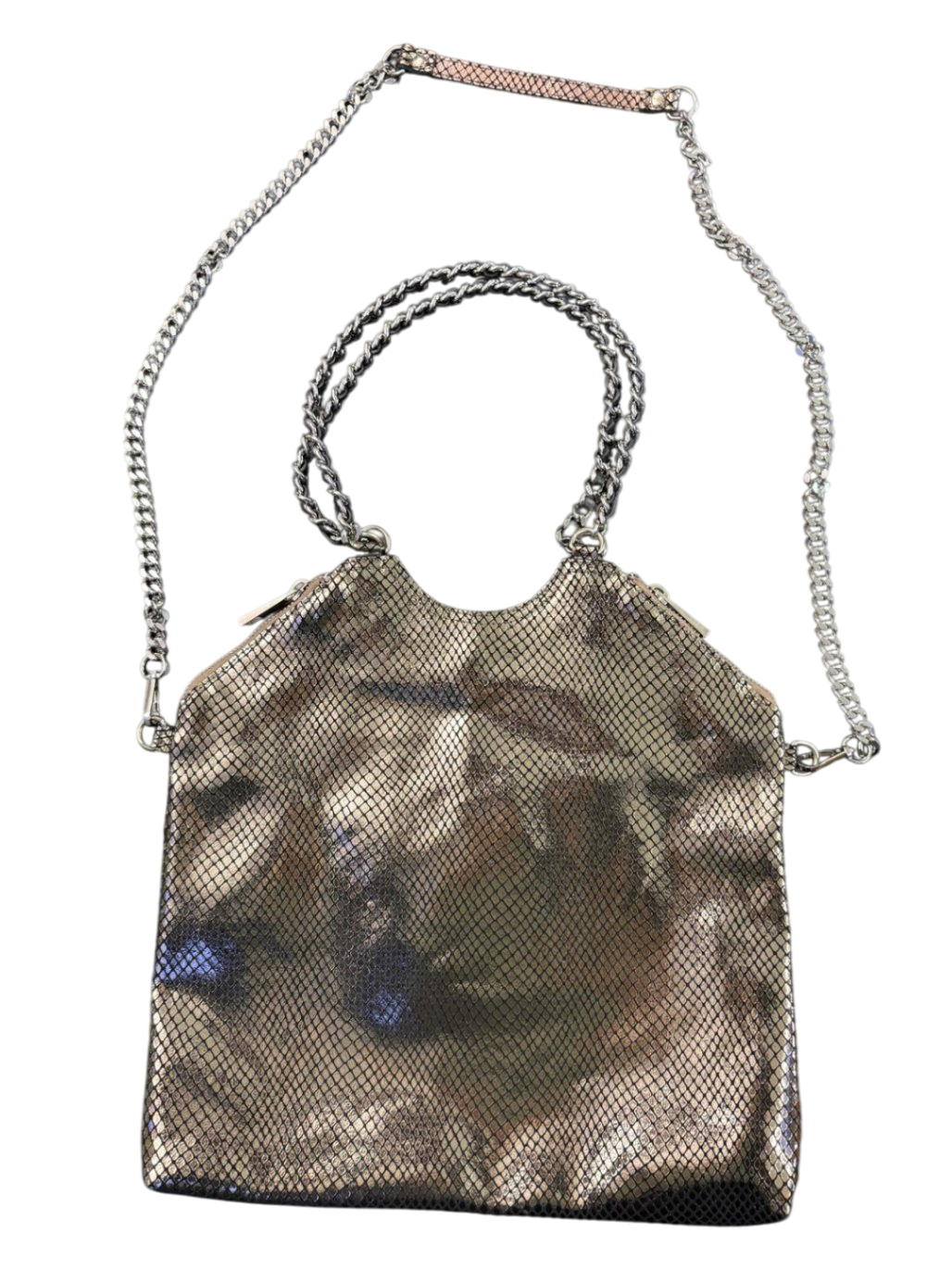 ca. 40 x 40cm Braun metallic Handtasche