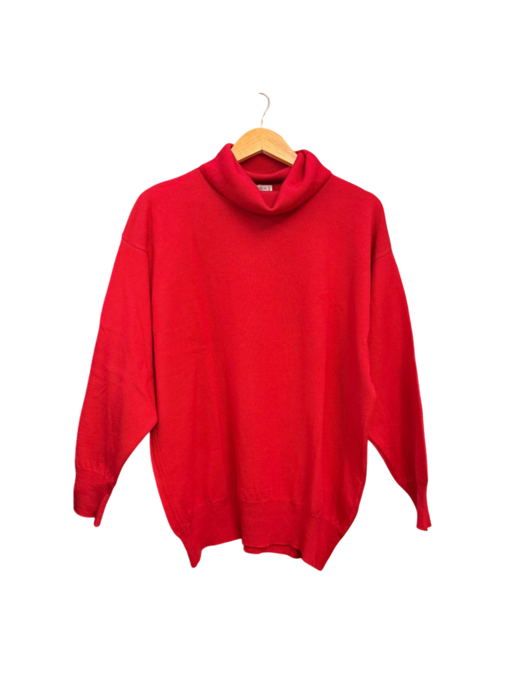 Hauber reine Schurwolle Pullover 2XL Rot