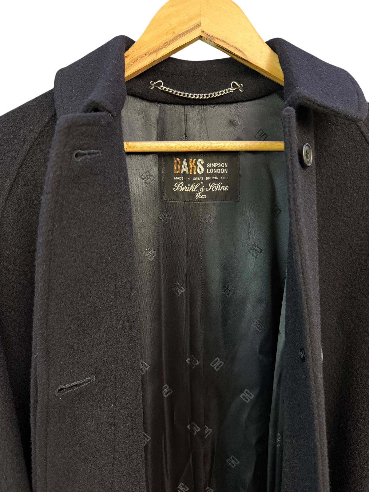 Daks Mantel L-XL Schwarz