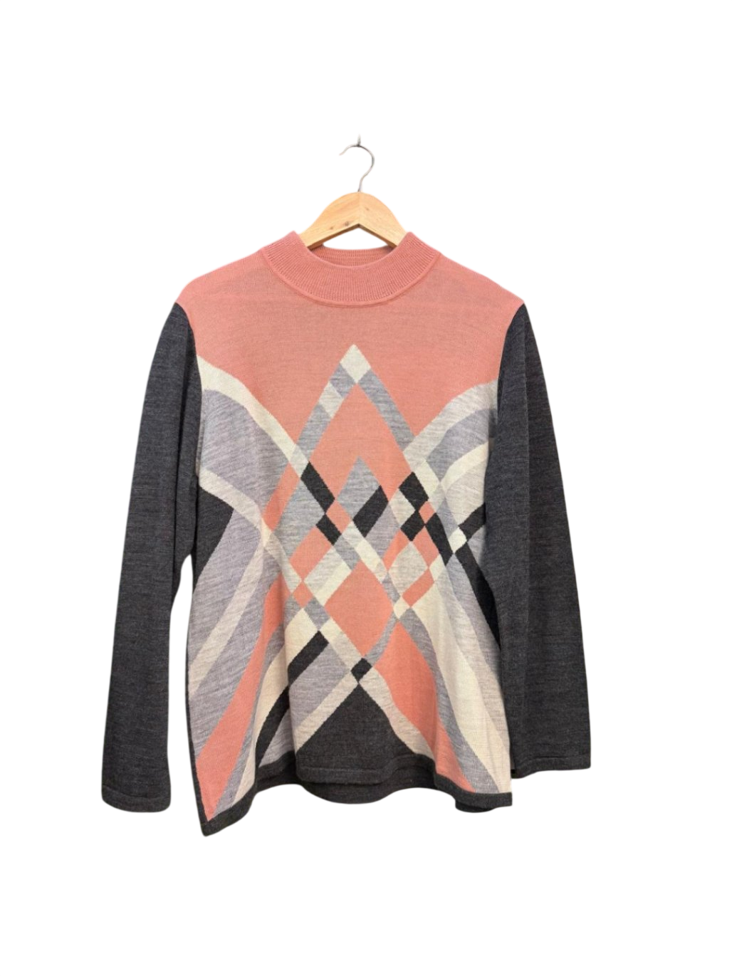 Malva Pullover XXL Grau, Rosa, Weiß, Schwarz