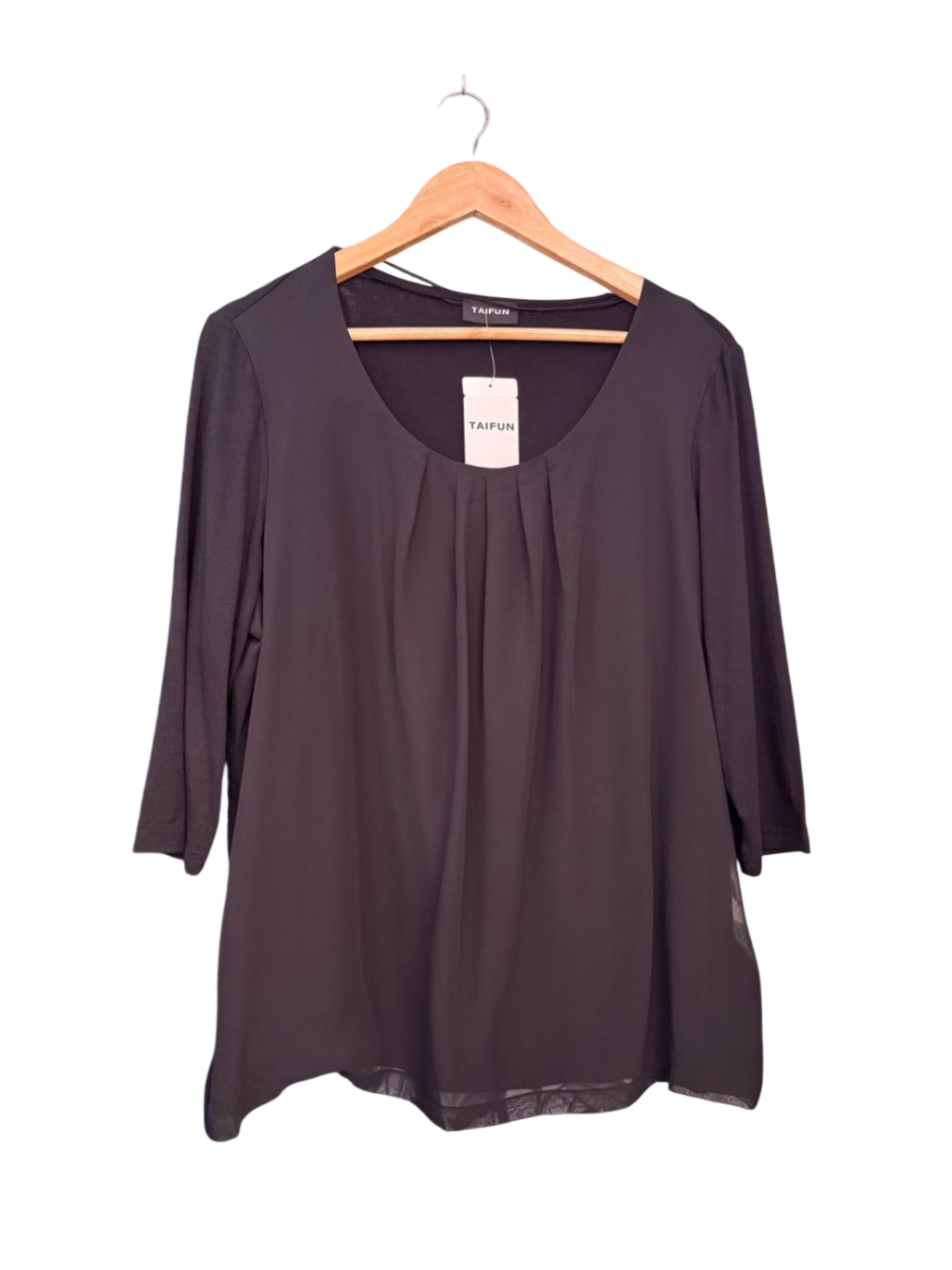 TAIFUN Blusentop 2XL Schwarz