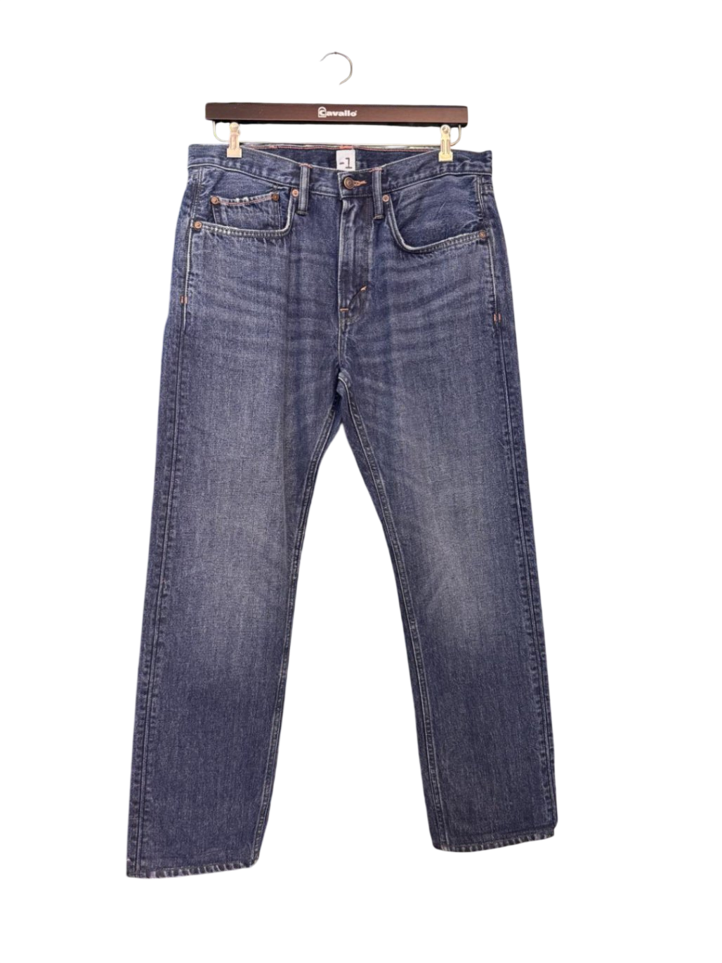 Minus One Herrenjeans W32-L32 Blau