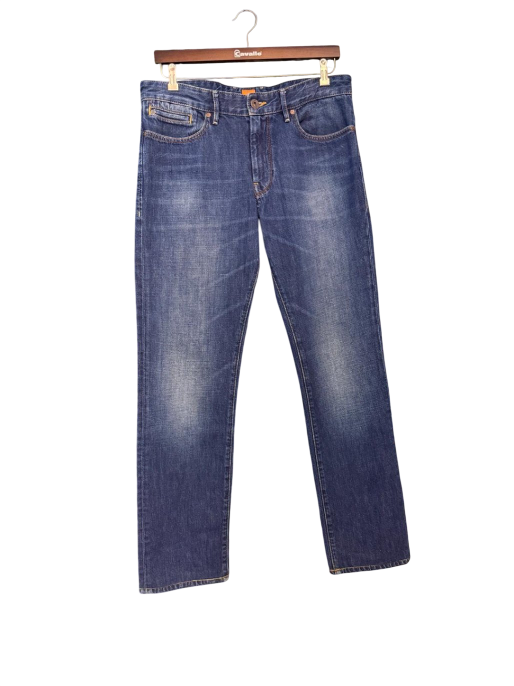 Hugo Boss Herrenjeans Regular Fit W33-L36 Blau