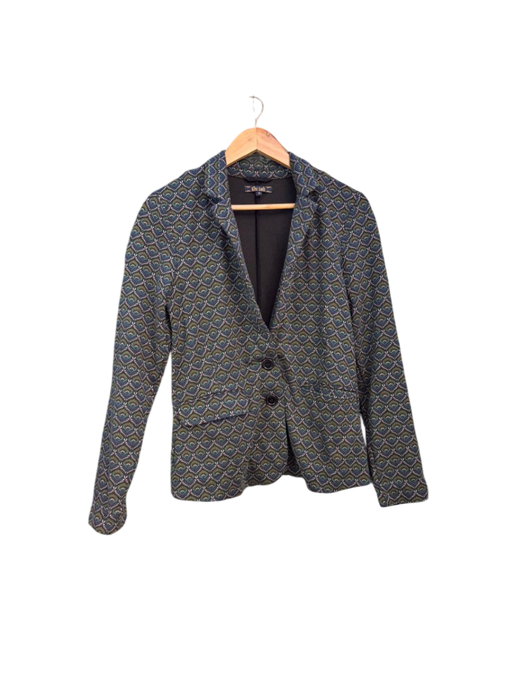 King Louie Blazer M Mehrfarbig mit Blau, Grün und Schwarz
