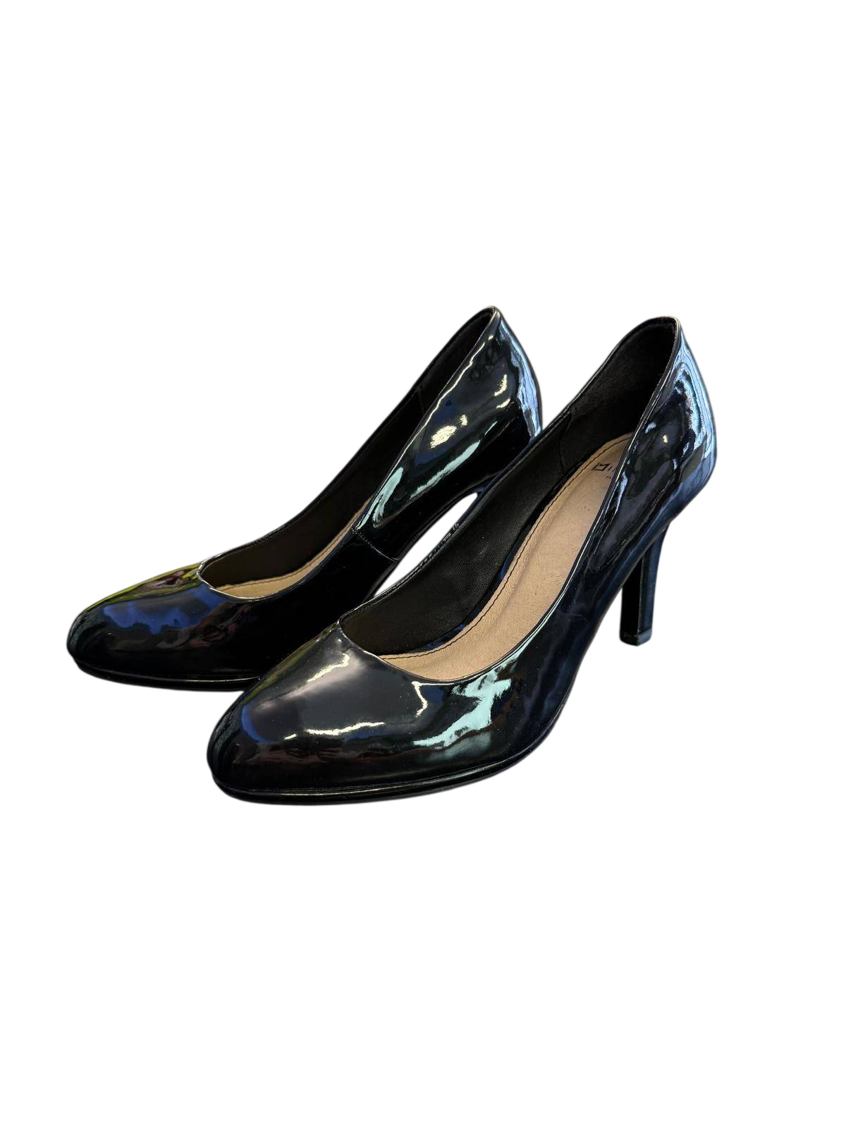 Minozzi Lack Pumps 36 Schwarz