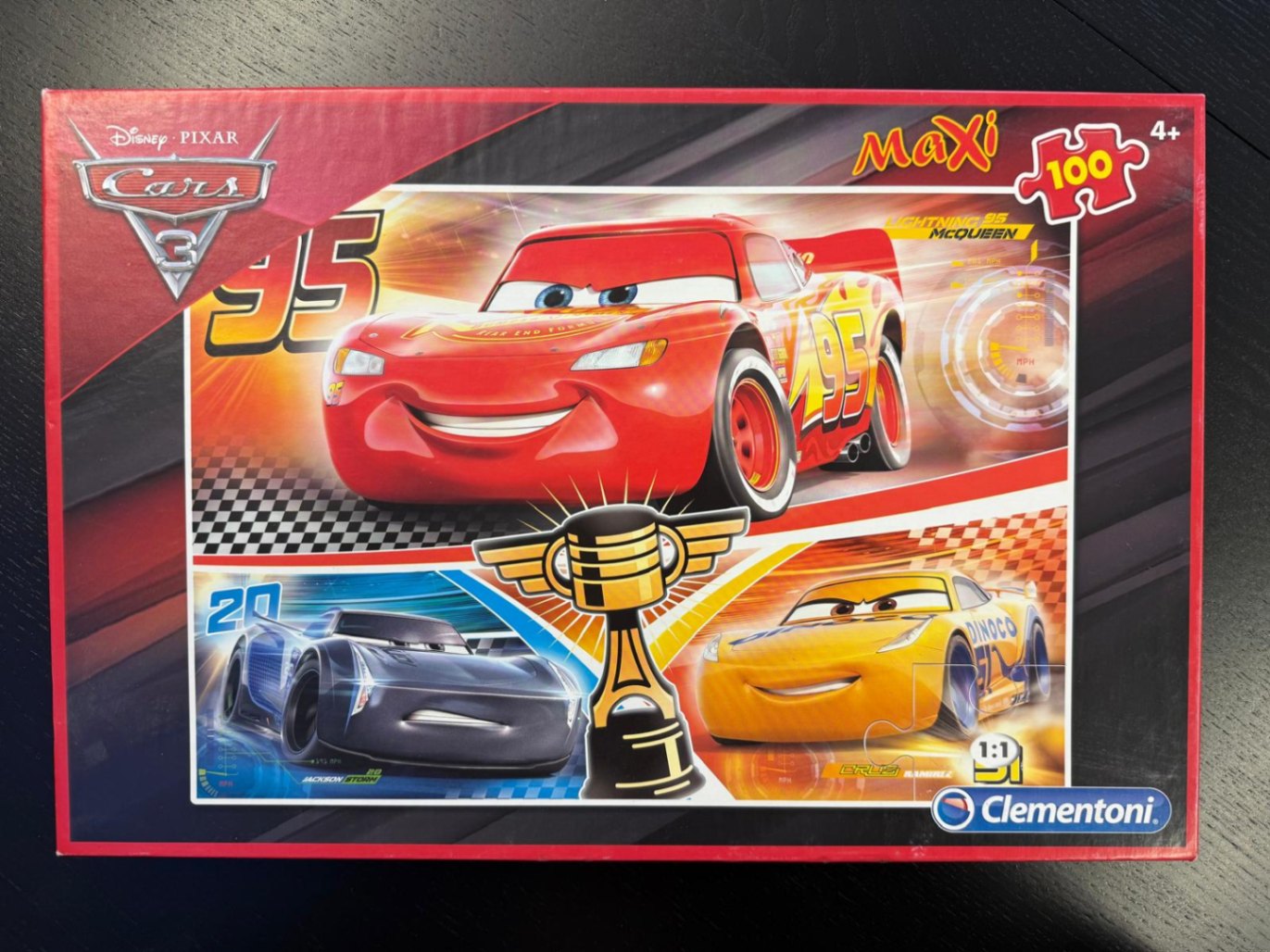 Clementoni Cars Puzzle 4+ Rot, Gelb, Blau, Schwarz