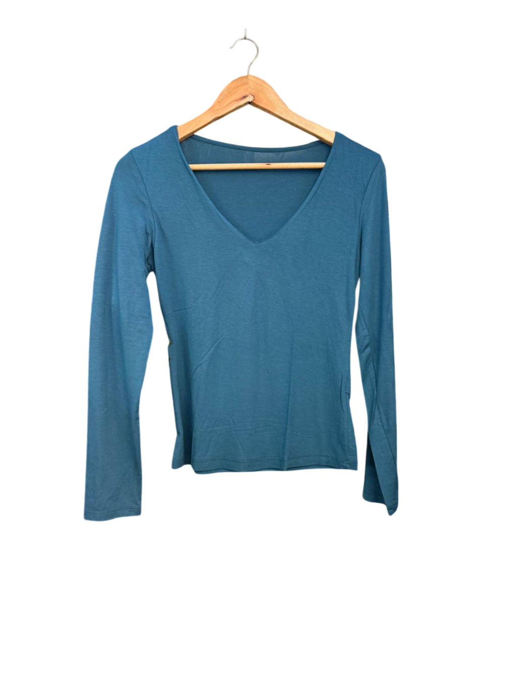langarm Top M Dunkeltürkis