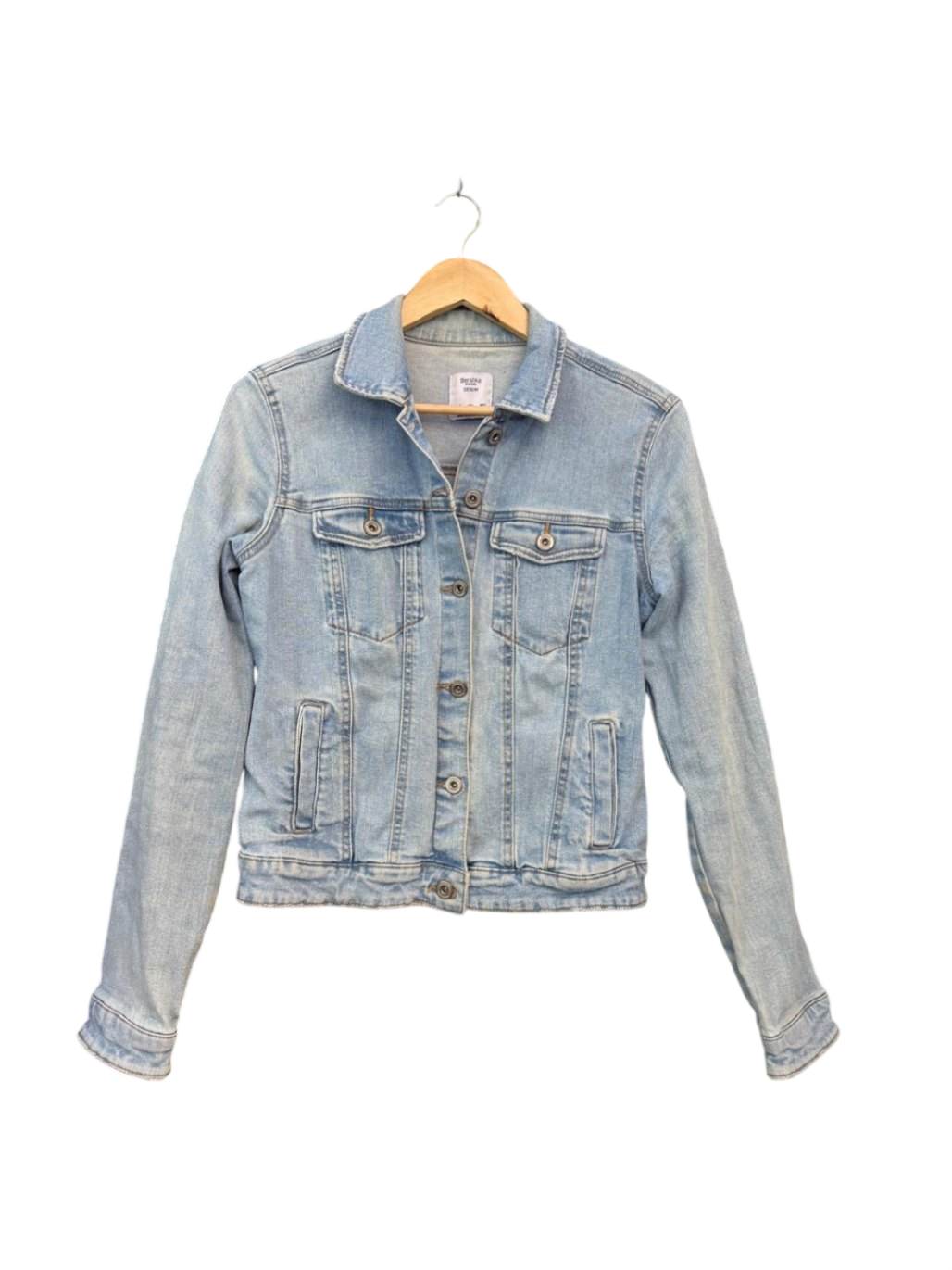 Bershka Denim Jeansjacke M Hellblau