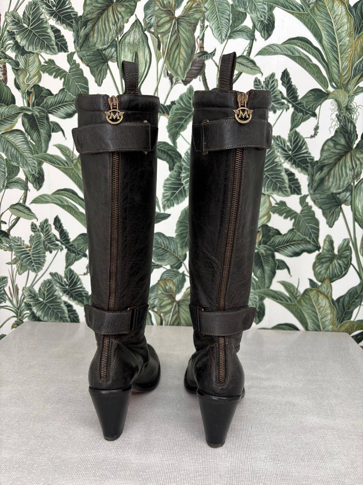Matchless Motorradstiefel Schuhe 39 Schwarz