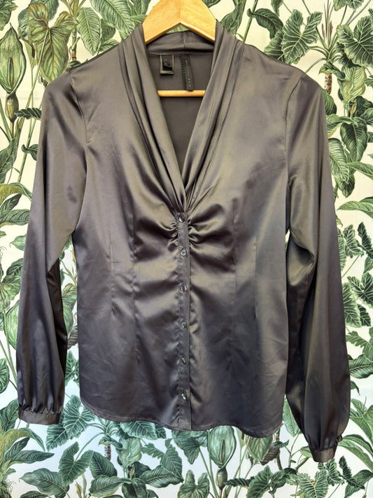 MNG Damen - Bluse L Grau