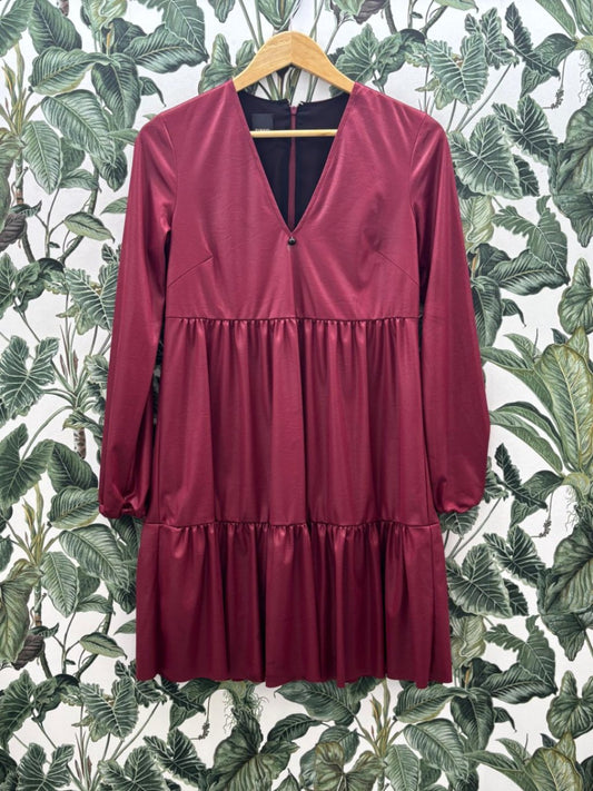 PINKO Damen - Kleider S Bordeauxrot