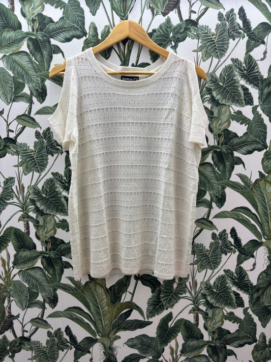Damen - Top XL Creme