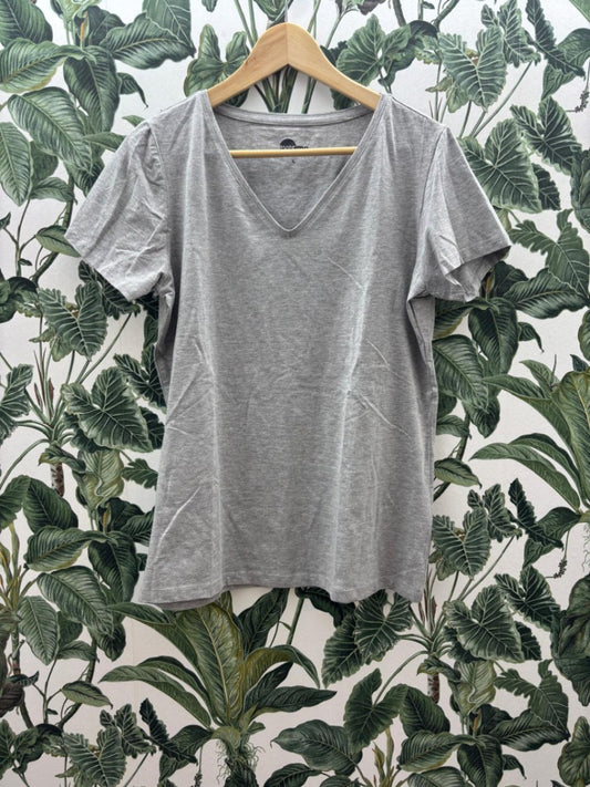 everme Damen - T-Shirt L Grau