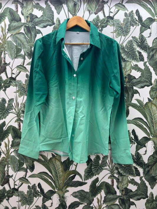 Unbekannt Damen - Bluse XL Türkis - Grün