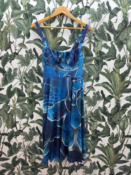 Damen - Kleid XL Blau