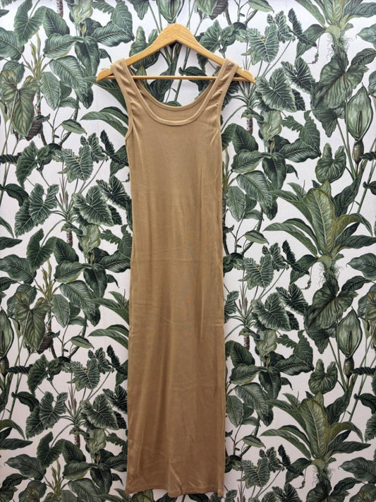 Damen - Kleid S-M Beige
