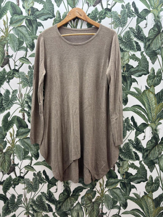 Damen - Kleid L Braun