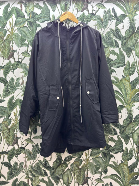 Damen - dünne Jacke 2XL Schwarz