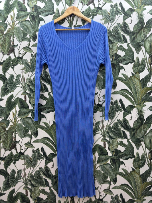 Damen - Kleid XL Blau