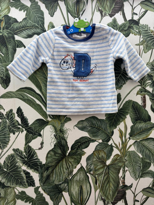 Baby Junge - Pullover 62 Blau und Weiß