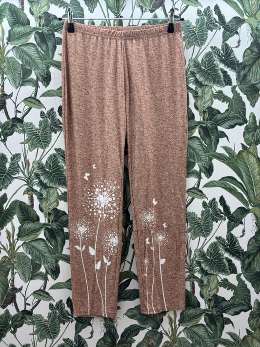 Damen - Leggings XL Beige