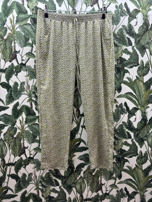 Damen - dünne Hose 3XL Grün, Weiß, Schwarz