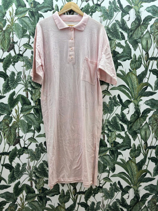 Damen - Polokleid 2XL Hellrosa