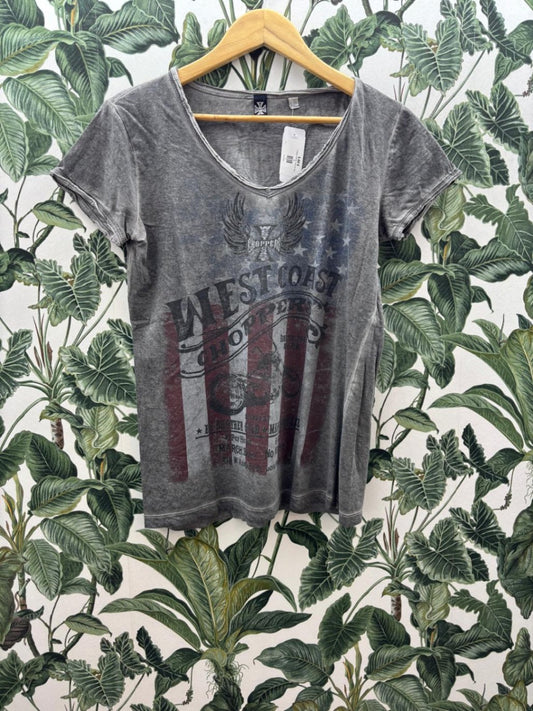 Choppers Damen T-Shirt XL Grau