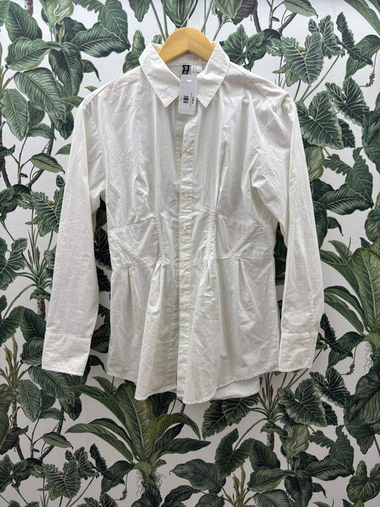 H&M Damen - Bluse 38 Weiß