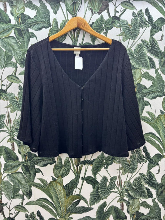 H&M Damen - Weste L Schwarz