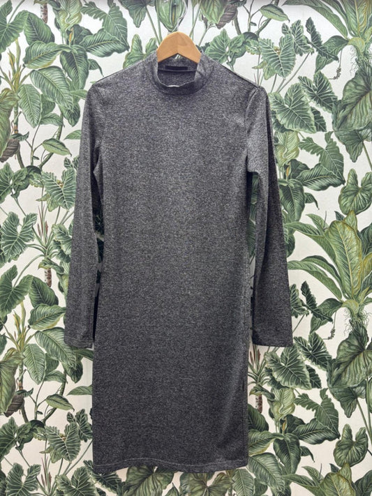 Damen - Kleid L Grau