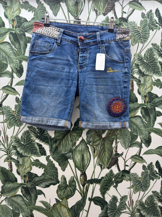 Desigual Damen - Hosen & Shorts 38 Blau