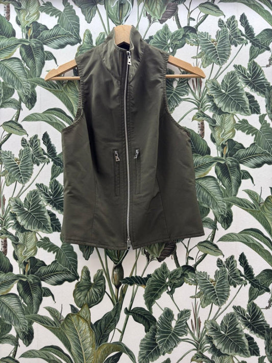 Clothcraft Damen - Top Rückenfrei M Olivgrün