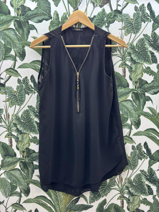 COLLOSEUM Damen - Top M Schwarz