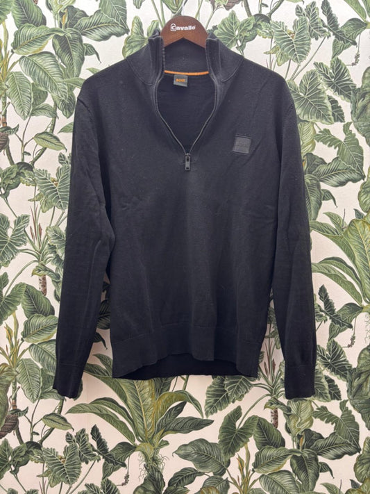 BOSS Herren - Pullover M Schwarz