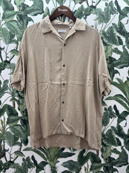 JACK & JONES Hemd L Beige