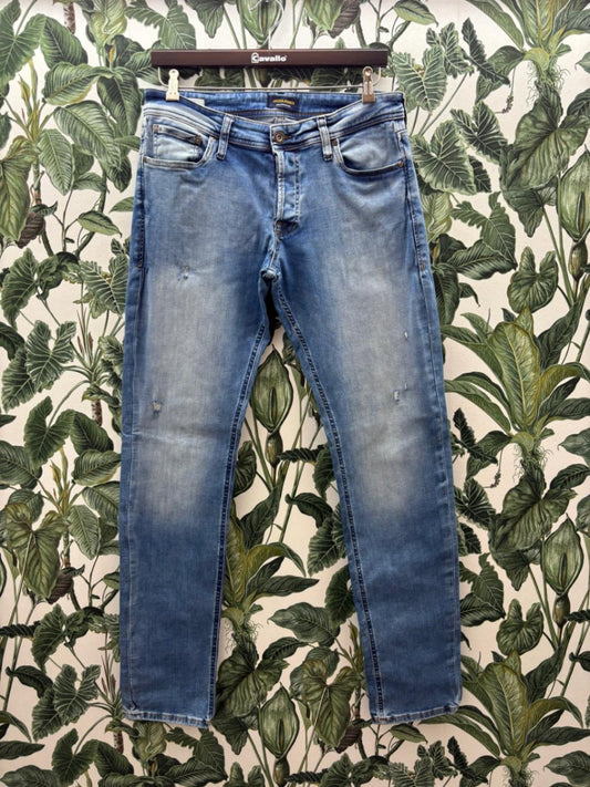 Jack & Jones Herren - Jeans S-M Blau