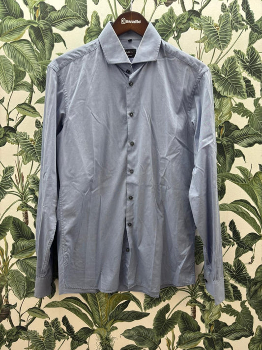 Jake's Herren - Hemd M Hellblau