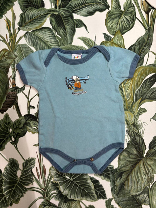 Berti Baby-Body 62-68 Hellblau