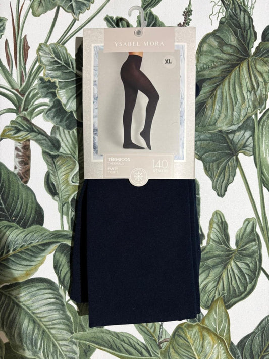 Ysabel Mora Damen - Strumpfhose XL Dunkelblau