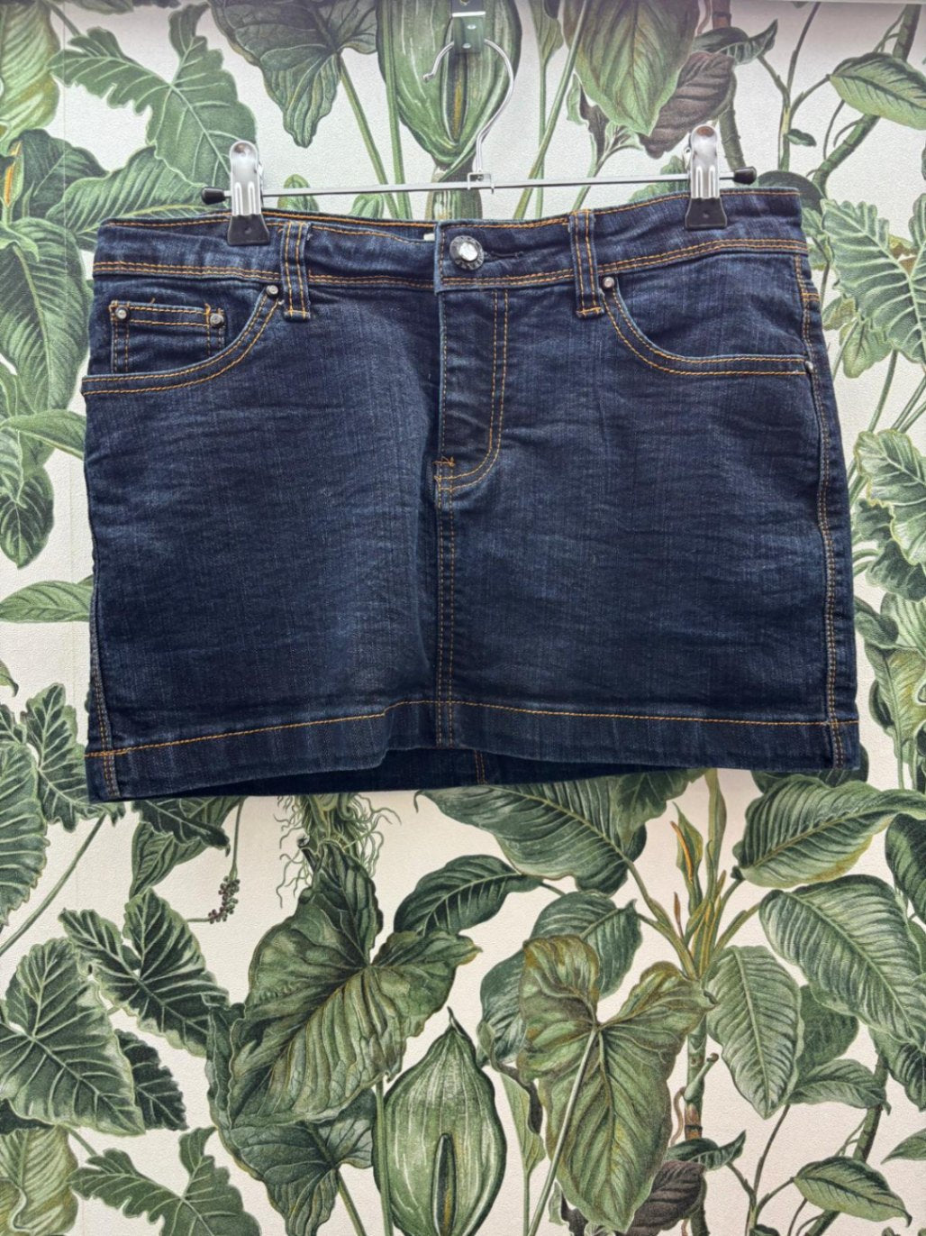 Jeansrock M Dunkelblau