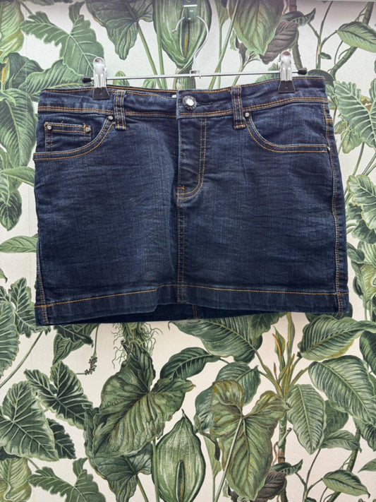 Jeansrock M Dunkelblau