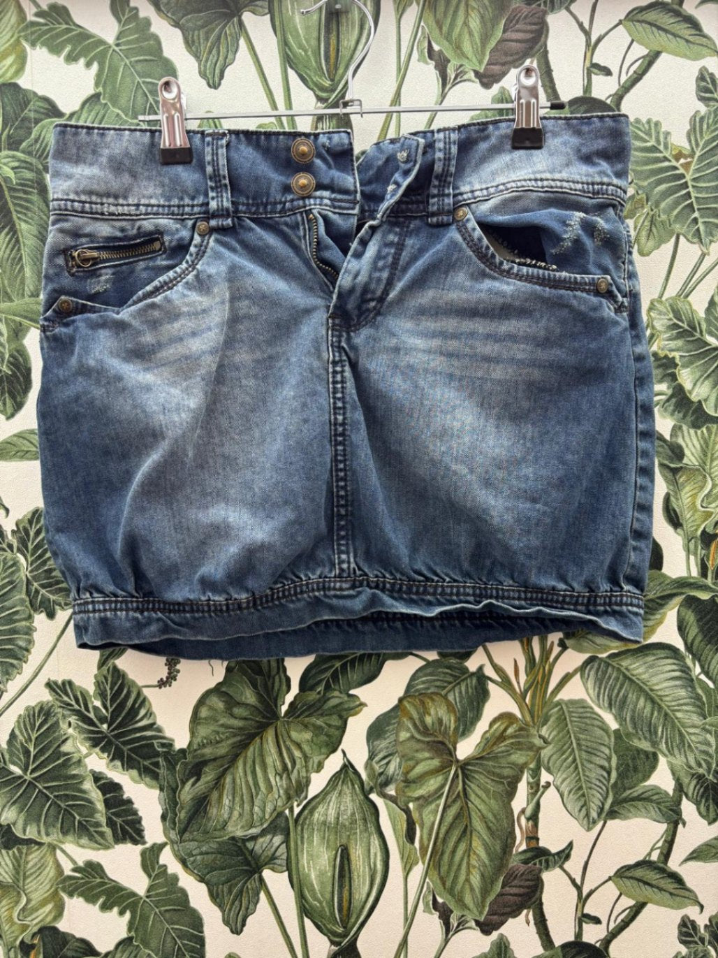 Jeansrock XS Blau