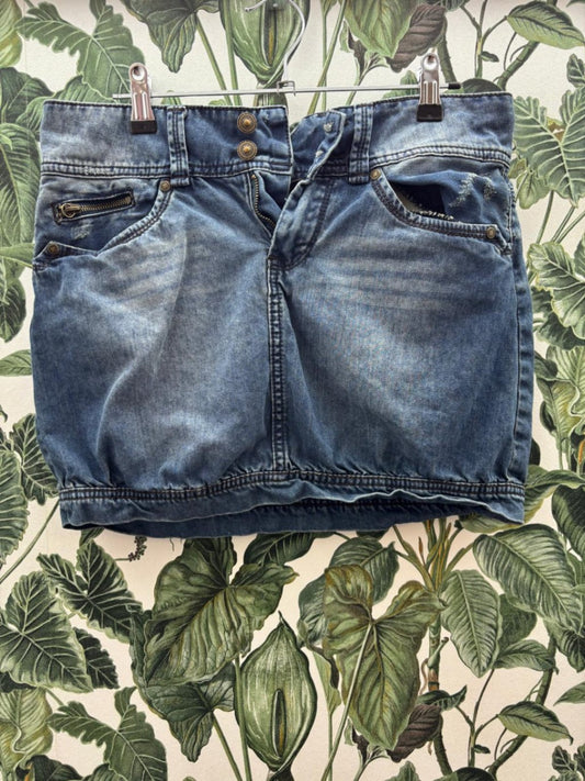 Jeansrock XS Blau