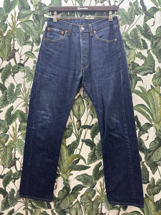 Levis 501 Jeans W33-L32 Dunkelblau