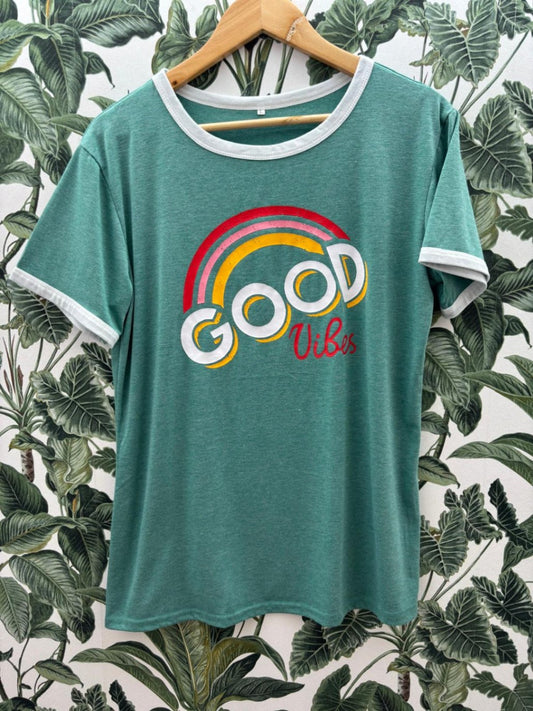 T-Shirt L Türkis