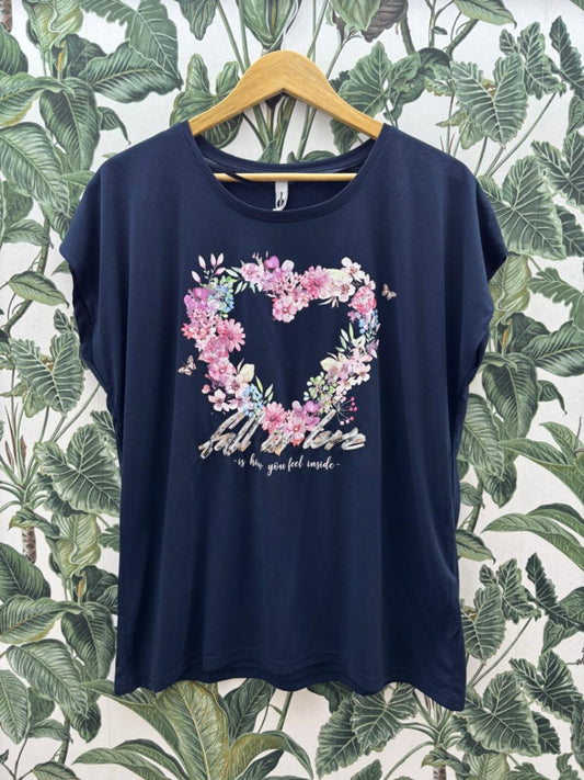 Top L Marineblau