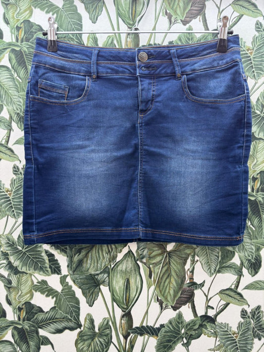 Jeansrock L Blau