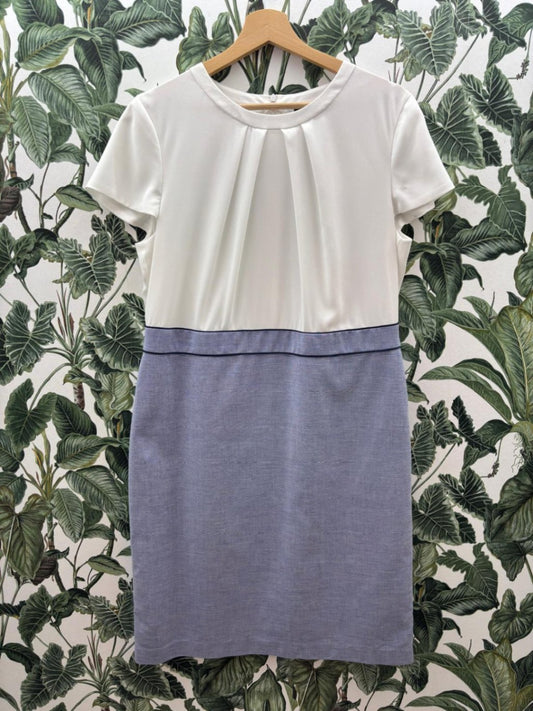 s.Oliver Kleid XL Weiß, Blau