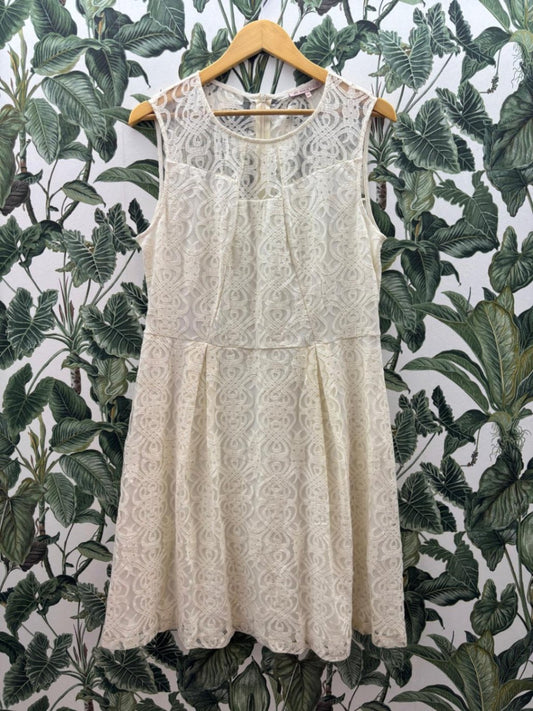 Anna Field Kleid XL Cremeweiß